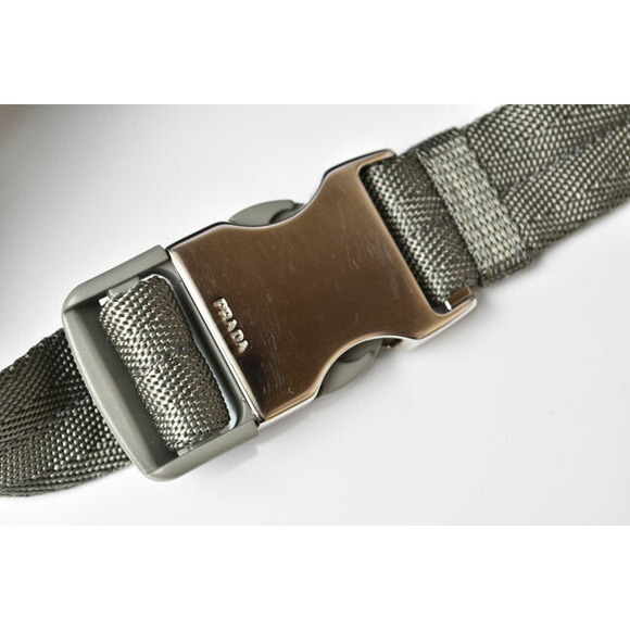 Prada Sport shoulder bag pouch Pop nylon prune gray white - Picture 7 of 11